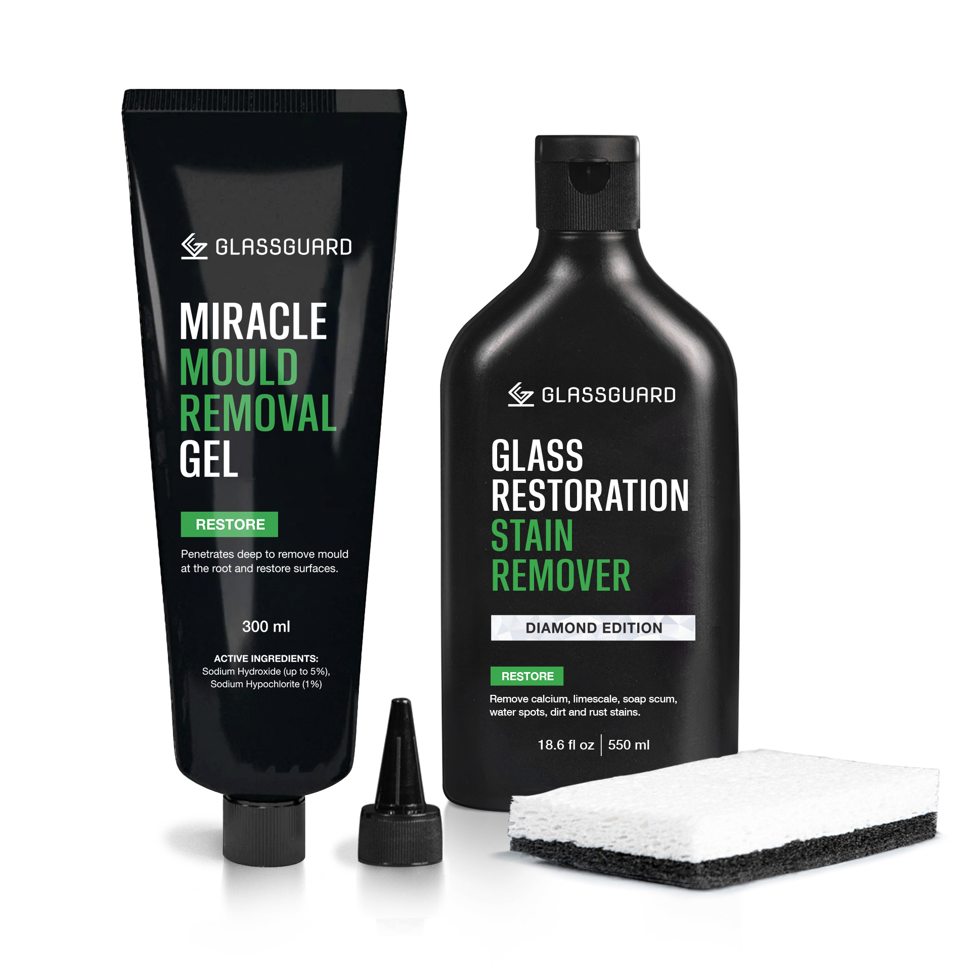 GLASSGUARD® Glass Stain & Mould Remover Kit image