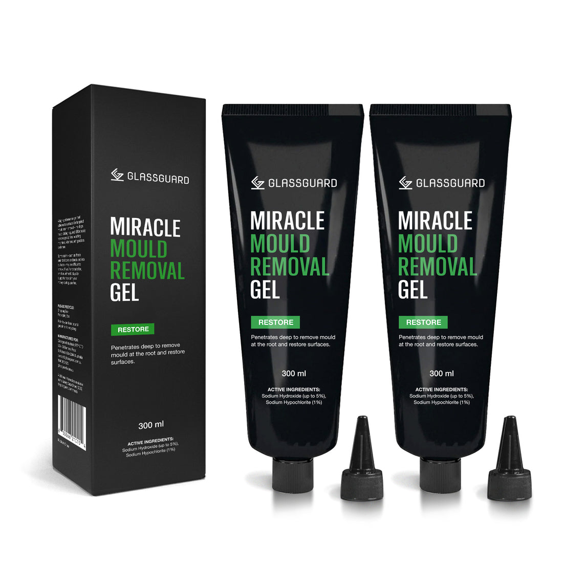 GLASSGUARD® Miracle Mould Removal Gel x 2