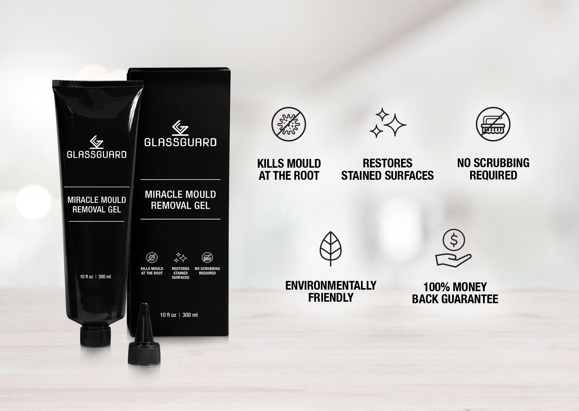 GLASSGUARD™ Miracle Mould Removal Gel